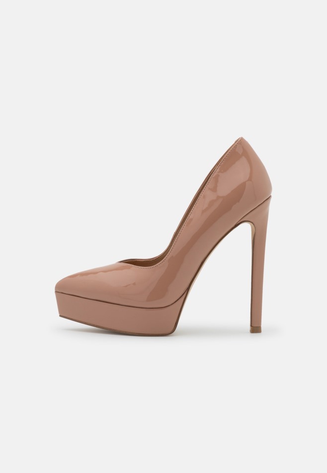 Lidia - Talons Plateforme Gabor Rouge | Exclusif